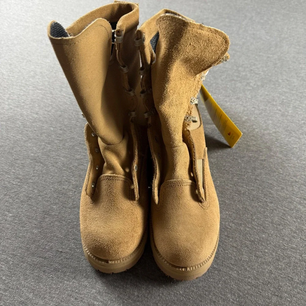 Belleville 6.5 R Mens Tan Suede Gore-Tex Military Flight Combat Boots USA‎ Made